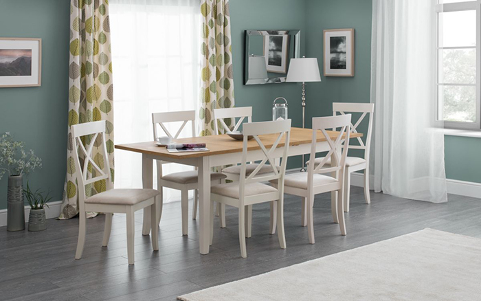 Davenport Extending Dining Set (Benche + 4 Chairs) - Click Image to Close